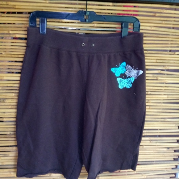 Abercrombie S Brown Butterfly Shorts 
